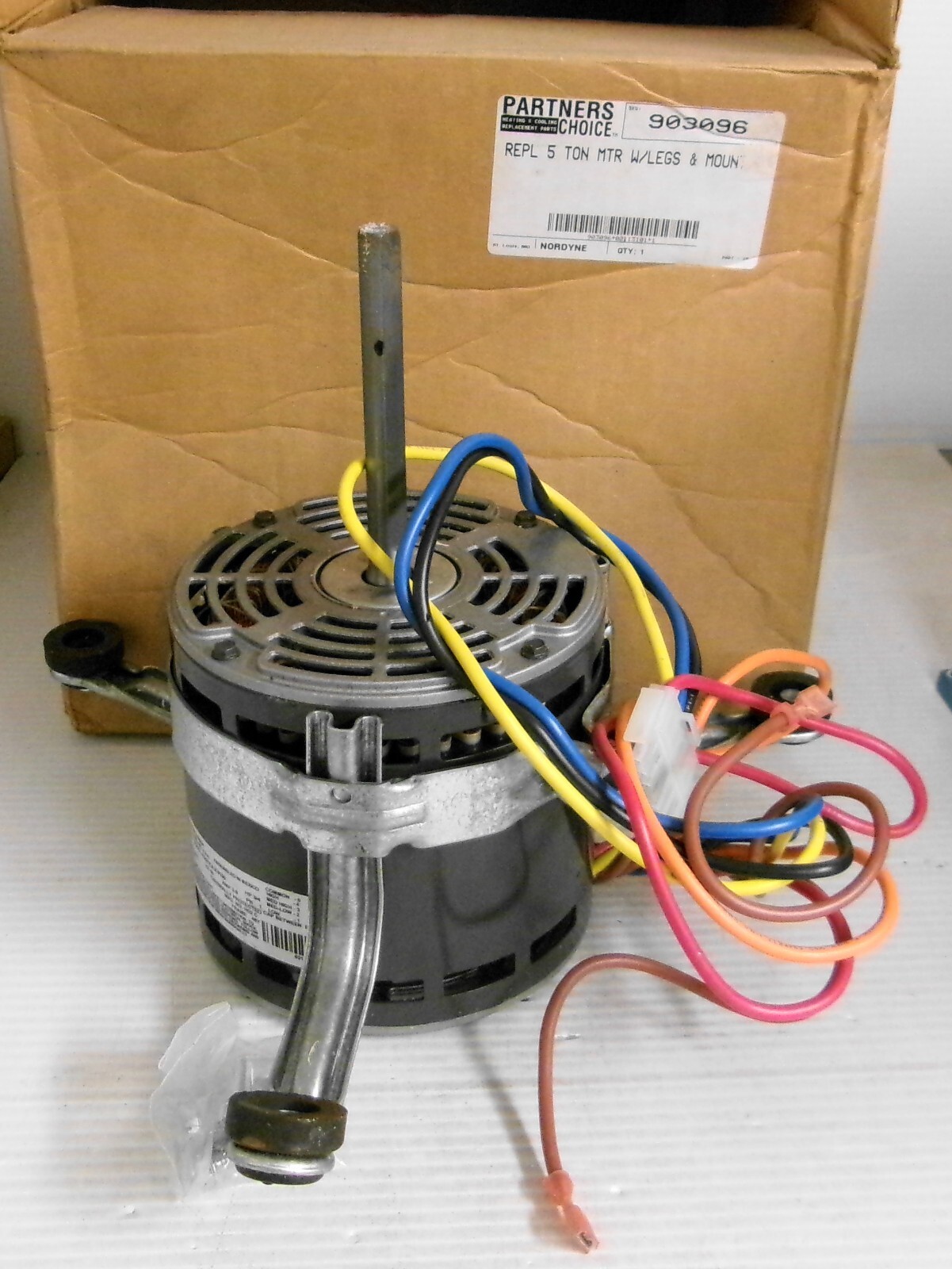 Partners Choice 903096 Blower Motor 3/4HP 240V 60Hz 3.8A 1PH 1025RPM 4Speed Partners Choice 903096 Blower Motor 3/4HP 240V 60Hz 3.8A 1PH 1025RPM 4Speed