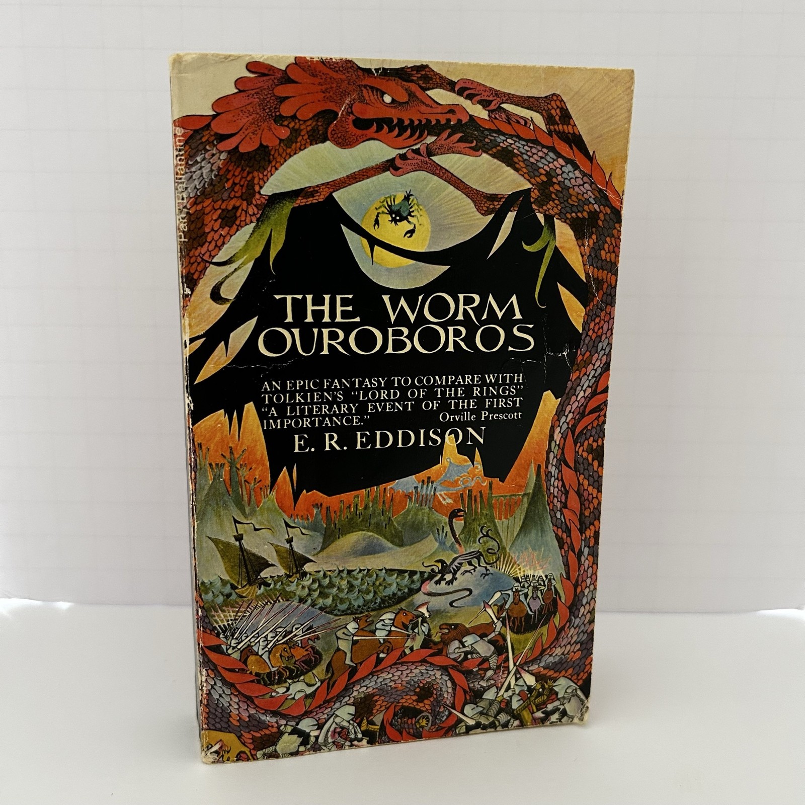 Vintage 1975 The Worm Ouroboros E.R. Eddison Pan/Ballantine UK Epic Fantasy PB