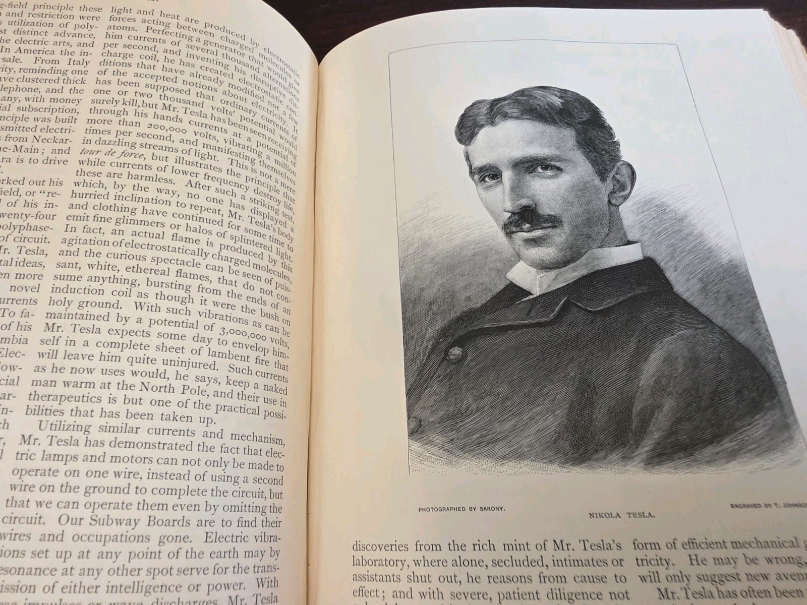 Nicola Tesla- Century magazine bound- huge- 1894 Nicola Tesla- Century magazine bound- huge- 1894