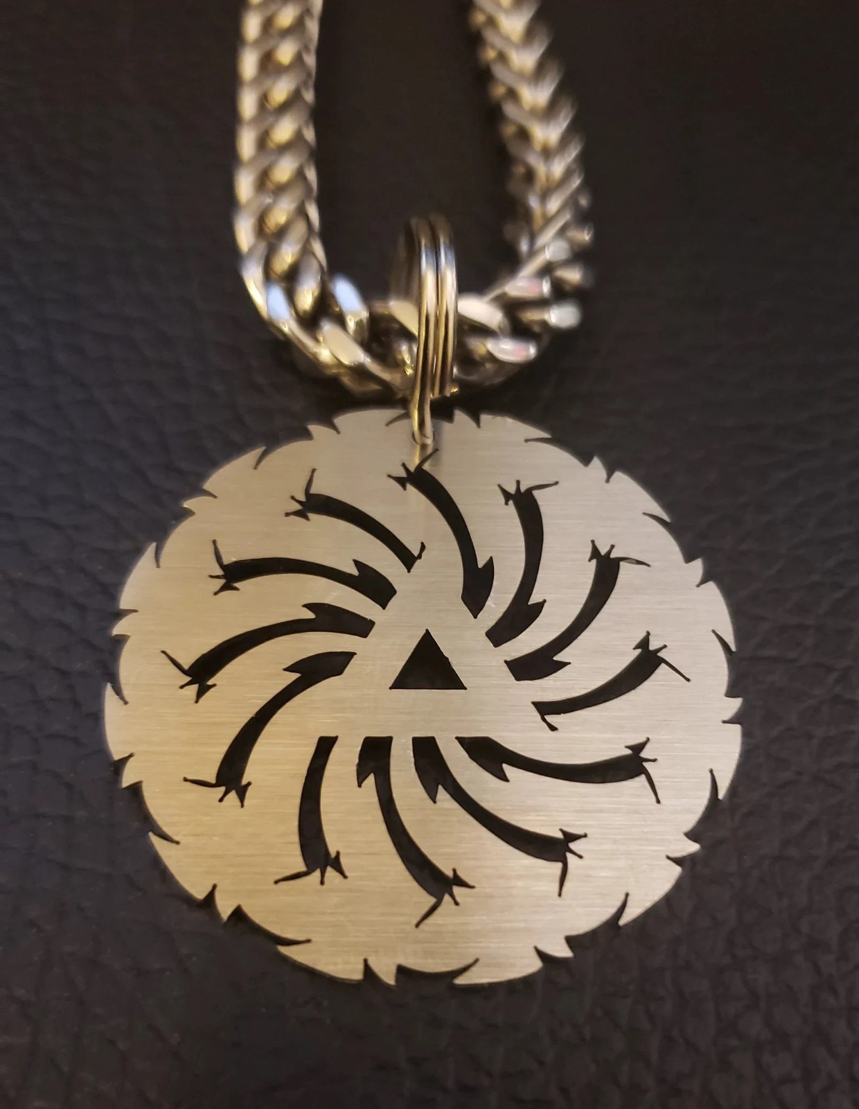 Soundgarden Badmotorfinger Pendant • Silver Stainless Steel • Chris Cornell