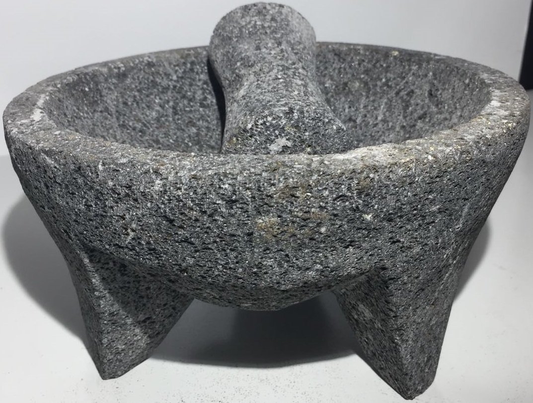 Molcajete/Tejolote Authentic Mexican Lava Mortar&Pestle Guacamole Salsa Maker 5