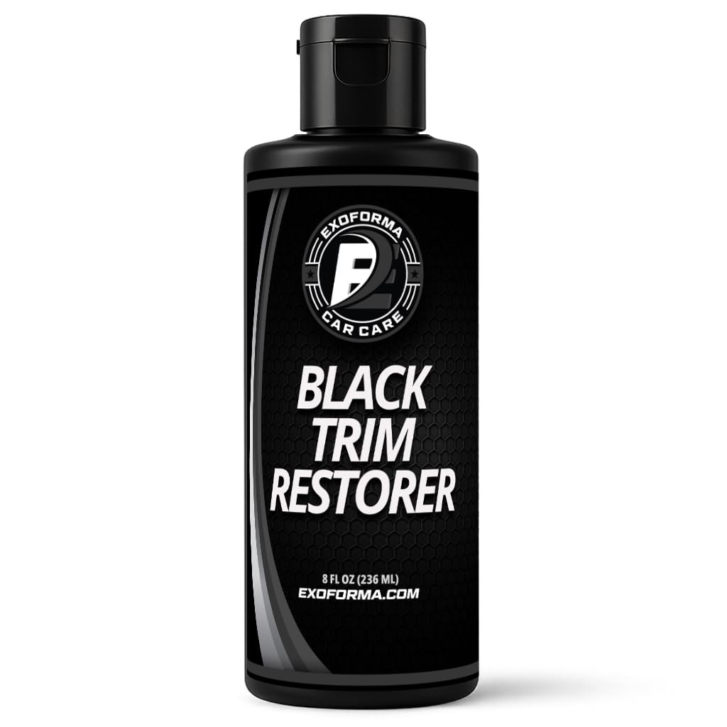 ExoForma Black Trim Restorer - Lasts 6+ Months, Dye Infused 8 Oz, ExoForma Black Trim Restorer - Lasts 6+ Months, Dye Infused 8 Oz,