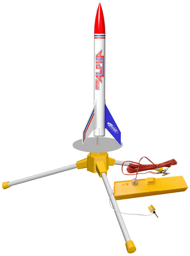 Estes Mini Alpha Beginner Model Rocket Launch Set with Launch Pad & Controller Estes Mini Alpha Beginner Model Rocket Launch Set with Launch Pad & Controller