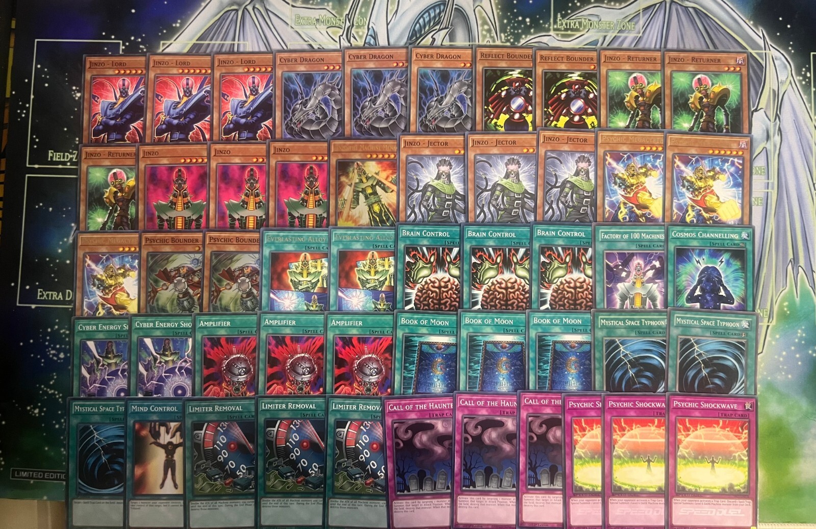 Espa Roba Jinzo Machine Cyber Dragon Psychic Shockwave Yugioh Battle City Deck Espa Roba Jinzo Machine Cyber Dragon Psychic Shockwave Yugioh Battle City Deck