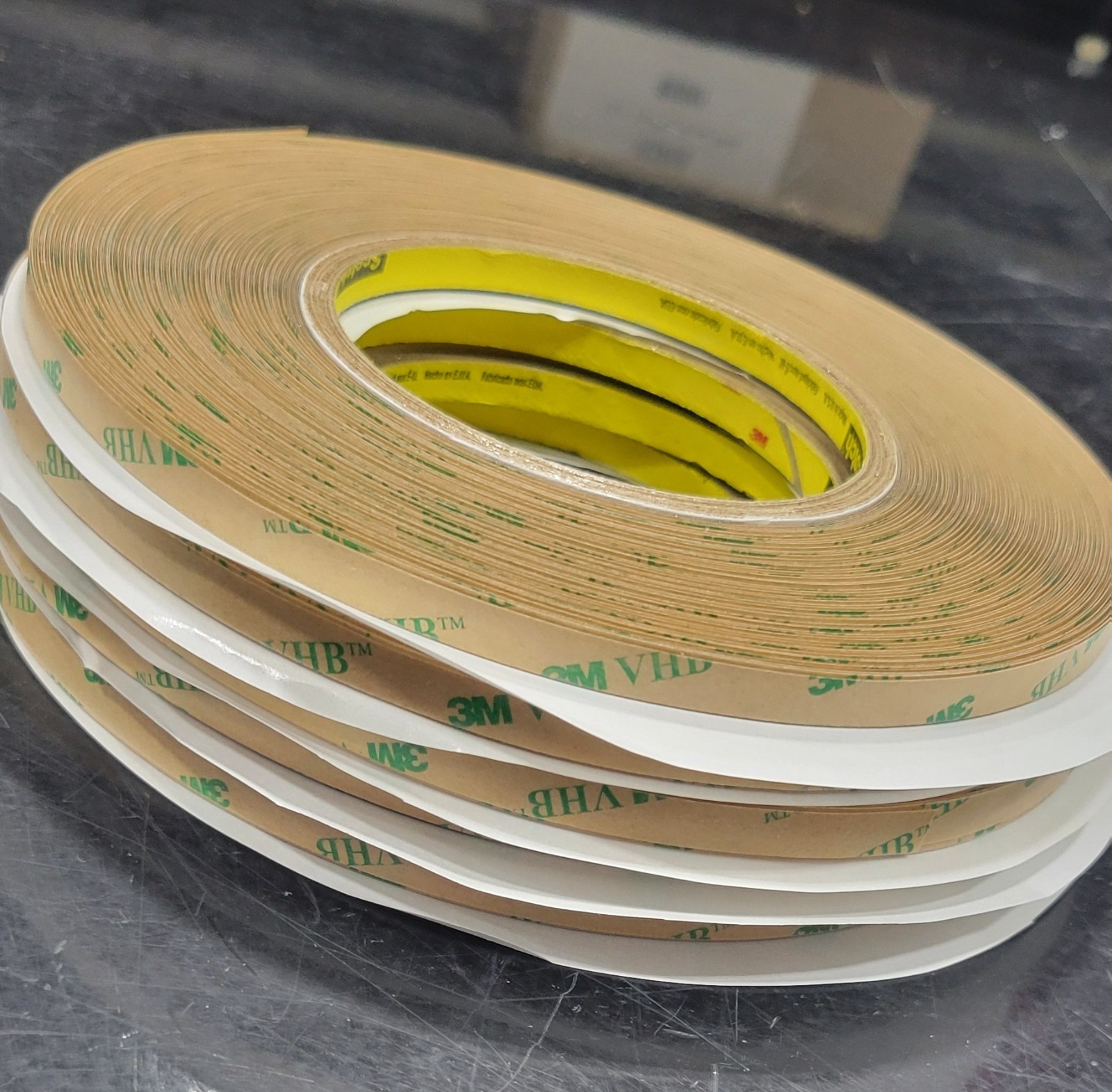 3M VHB F9469PC 1/4 in x 60 yds Adhesive Transfer Tape 5 mil Clear 3M VHB F9469PC 1/4 in x 60 yds Adhesive Transfer Tape 5 mil Clear