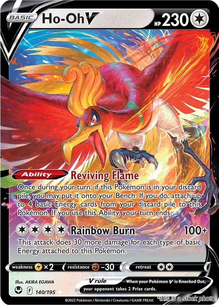 Ho-Oh V Holofoil [SWSH12 - 140/195] Ultra Rare NM