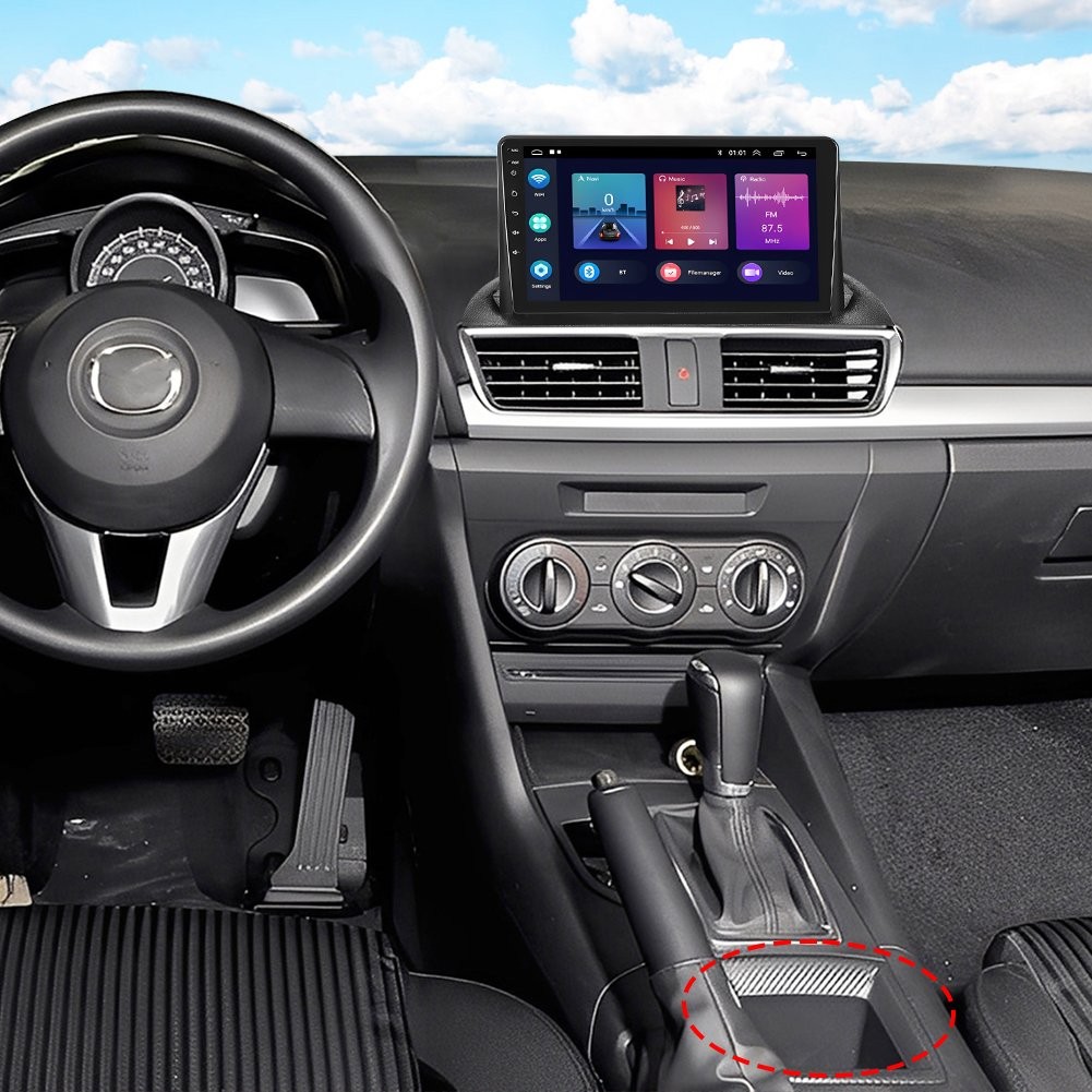2G+64G Android 13.0 Navigation For Mazda 3 2014-2019 RearView Camera GPS WIFI