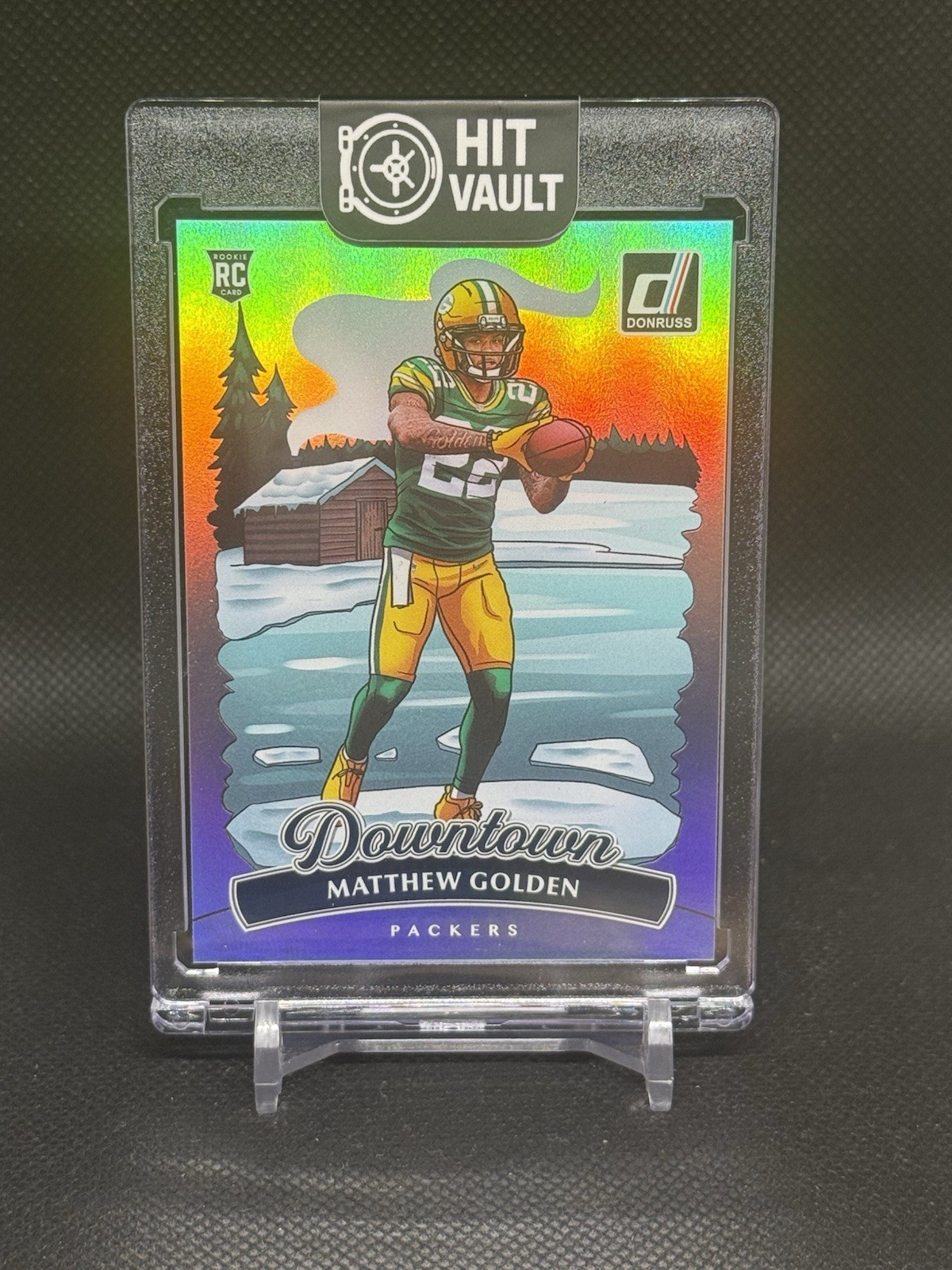 2025 Panini Donruss - Downtown Matthew Golden Rookie #18 RC Case Hit SSP 2025 Panini Donruss - Downtown Matthew Golden Rookie #18 RC Case Hit SSP