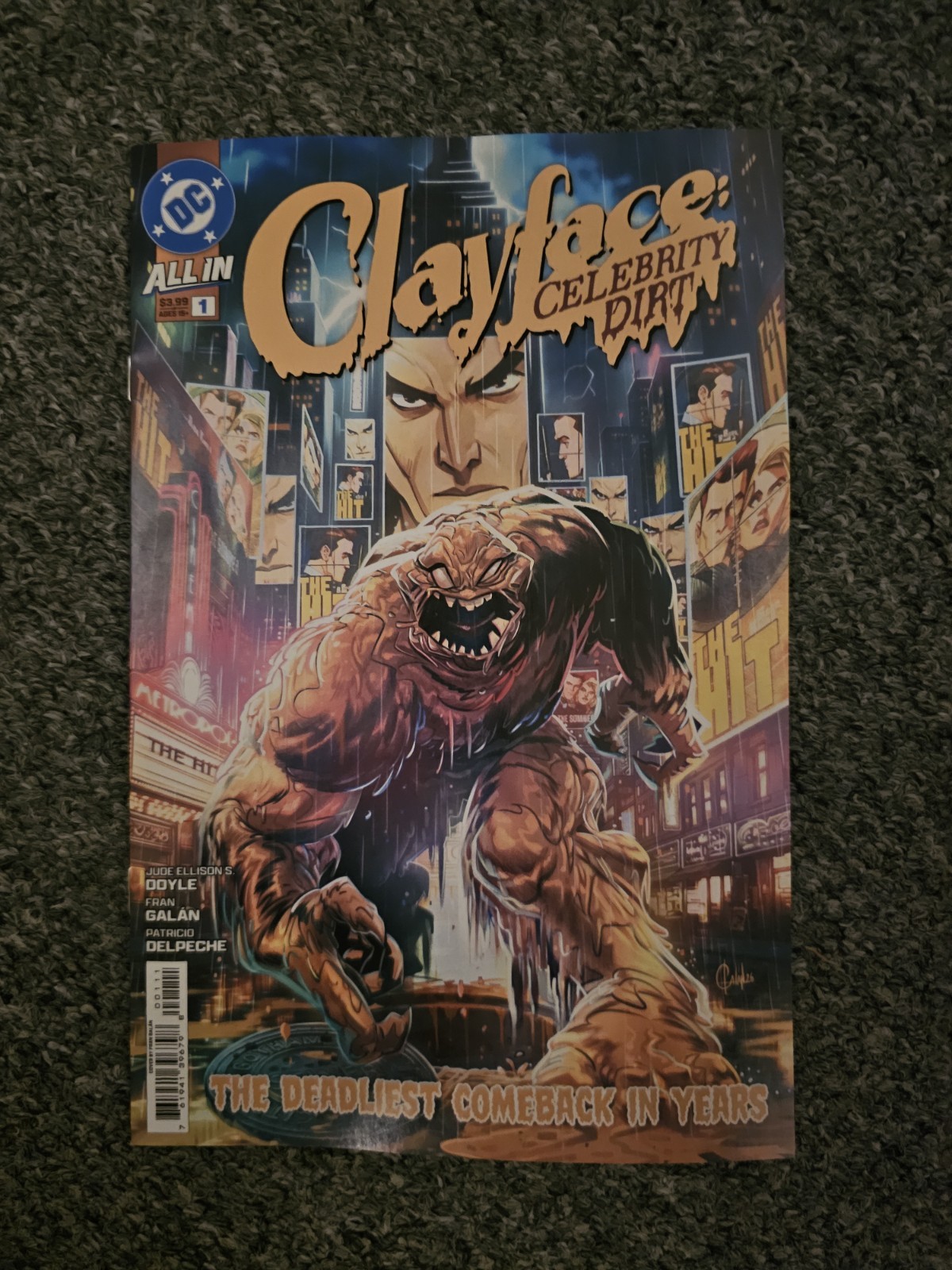 Clayface Celebrity Dirt #1 (Of 6) Cover A Fran Galan NM Clayface Celebrity Dirt #1 (Of 6) Cover A Fran Galan NM