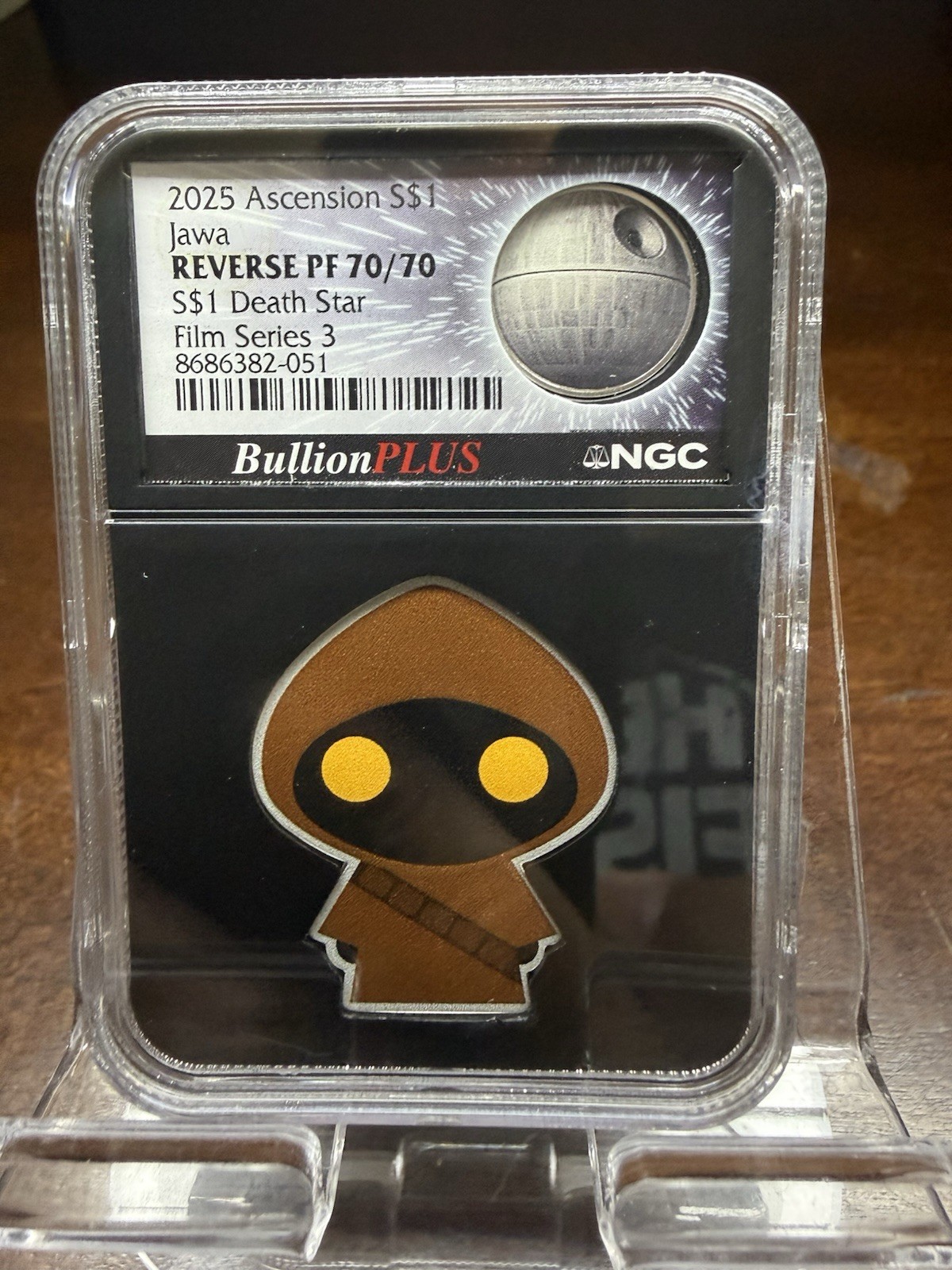Ascension Star Wars ‘25 JAWA 1/2 oz . & 1/10 999 Silver Rev Proof NGC 70/70💥