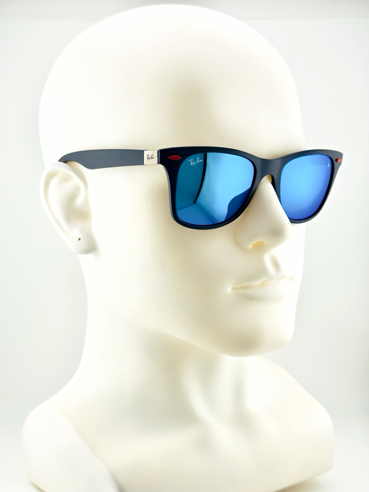 Ray-Ban RB4195-M-F Liteforce Sunglasses Blue Frame Blue Mirrored Lenses Ray-Ban RB4195-M-F Liteforce Sunglasses Blue Frame Blue Mirrored Lenses