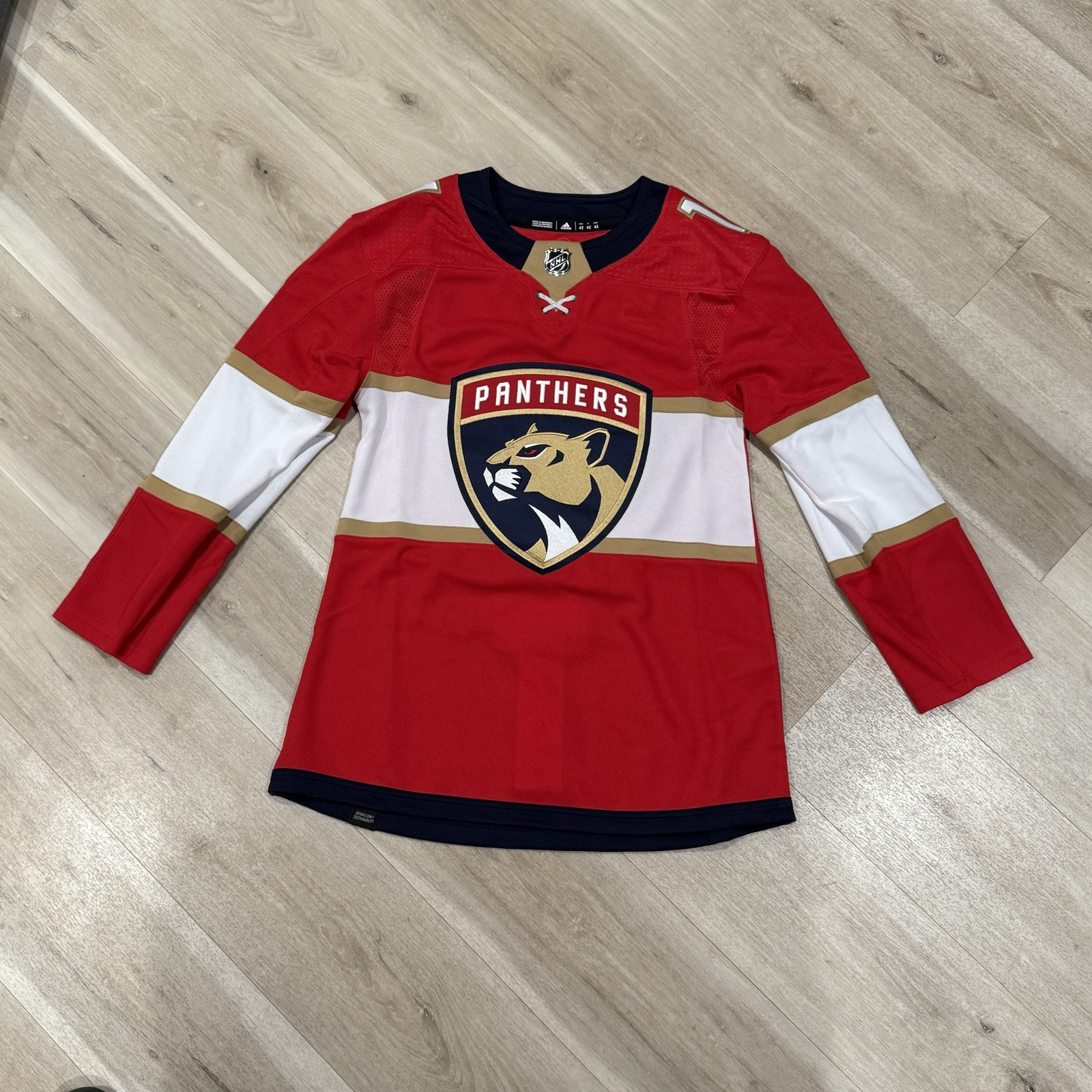 Adidas NHL Jersey Size 42 Florida Panthers Huberdeau Red NWT Authentic Home Adidas NHL Jersey Size 42 Florida Panthers Huberdeau Red NWT Authentic Home