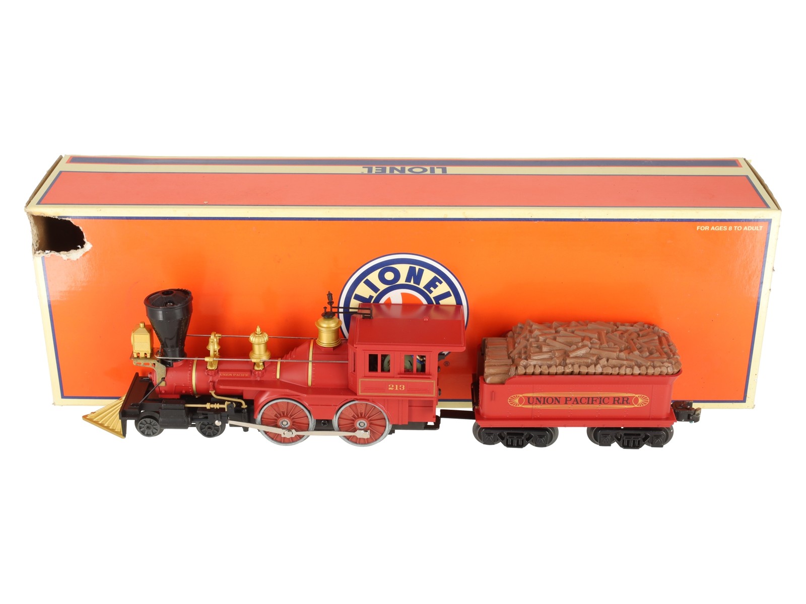 Lionel 6-18723 O Union Pacific 4-4-0 General Steam Locomotive & Tender #213/Box