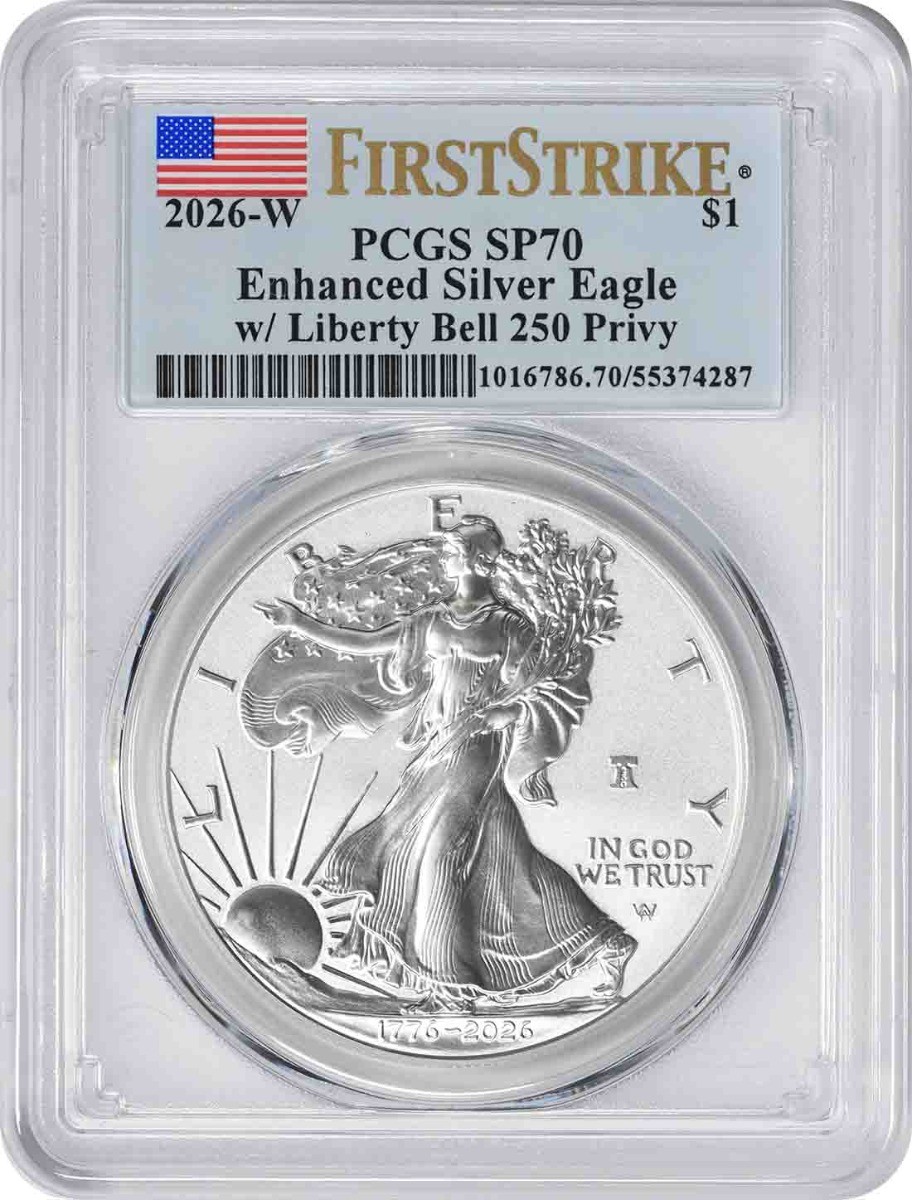 2026-W $1 American Silver Eagle 250 Privy Enhanced Uncirculated SP70 FS PCGS