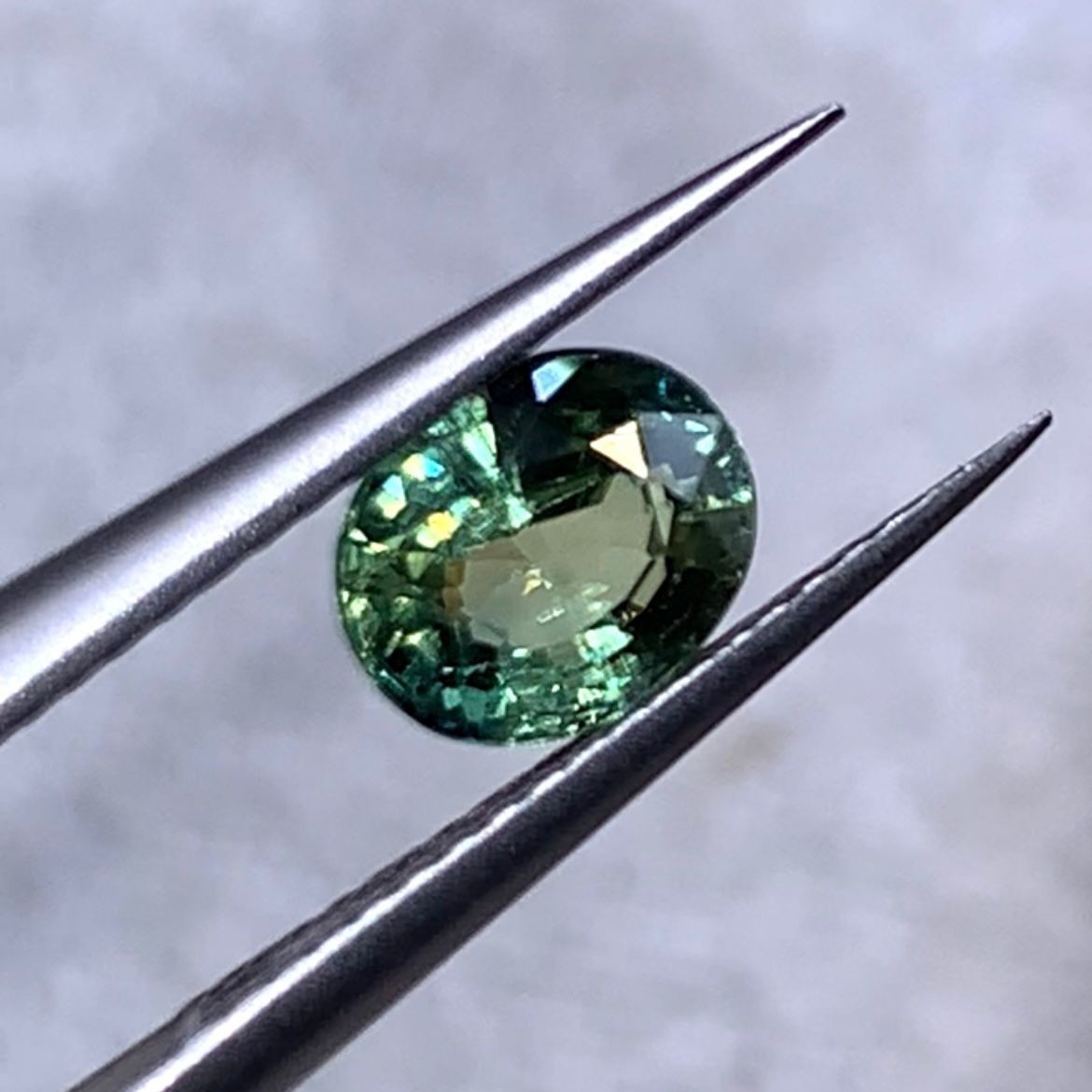 1.13Ct Natural Exquisite Green Sapphire