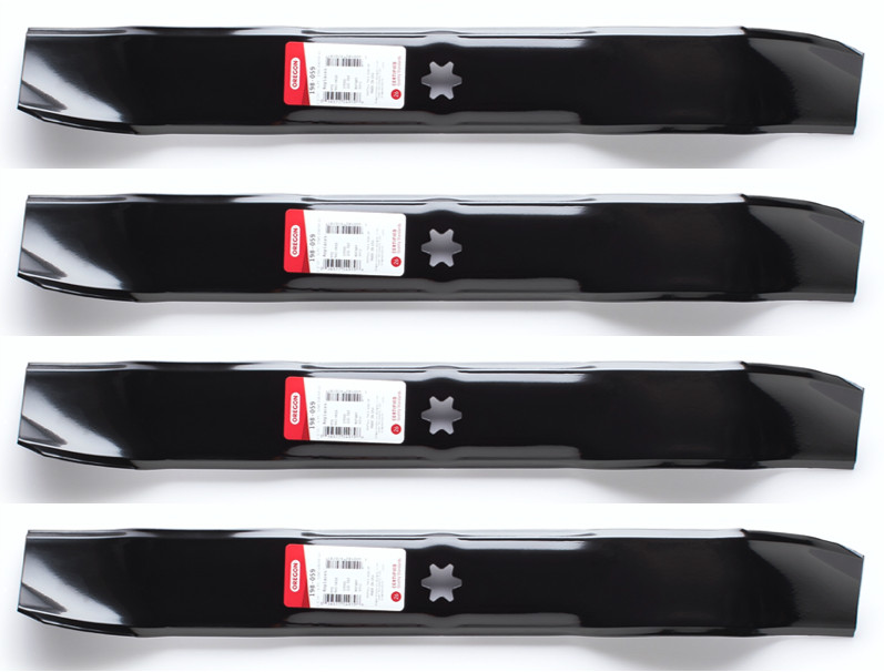4PK Oregon 198-059 Cub Cadet Mulching Lawn Mower Blades, Repl 942-04308 942-0616