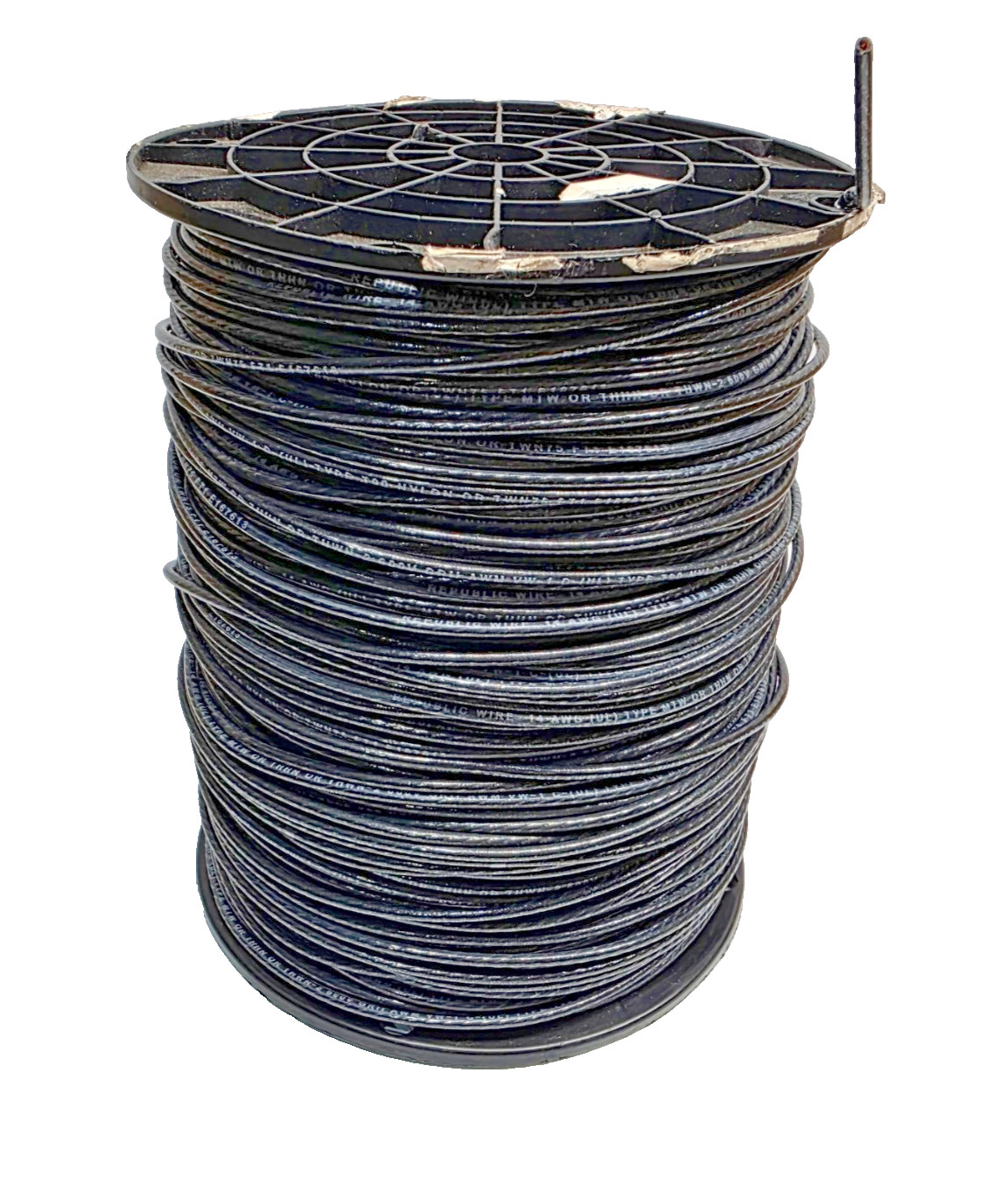 Spool of 1000 Ft Republic Wire 14AWG VW-1 C-(UL) Type T90 Nylon or TWN75 FT1