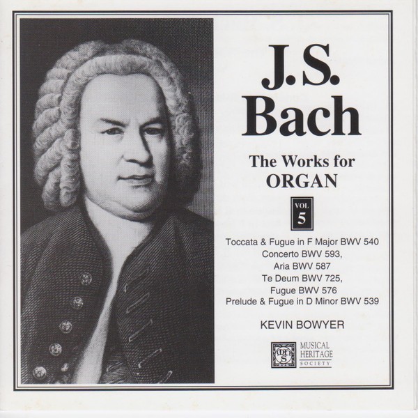 Johann Sebastian Bach - Kevin Bowyer - The Works For Organ Vol. 5 (CD) (Near Min