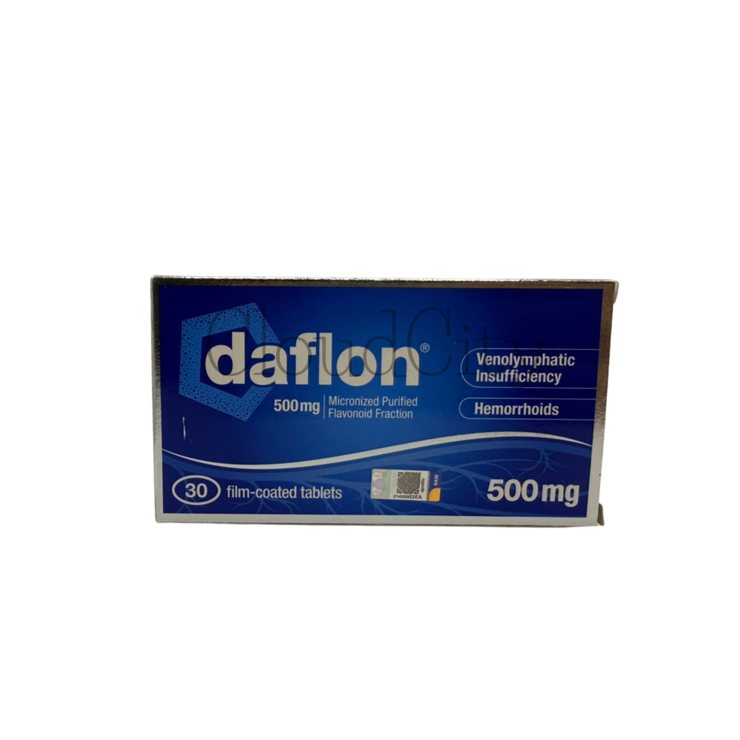 Daflon 500 mg, 30 Coated Tablets - Venolymphatics Insufficiency, Hemorrhoids Daflon 500 mg, 30 Coated Tablets - Venolymphatics Insufficiency, Hemorrhoids