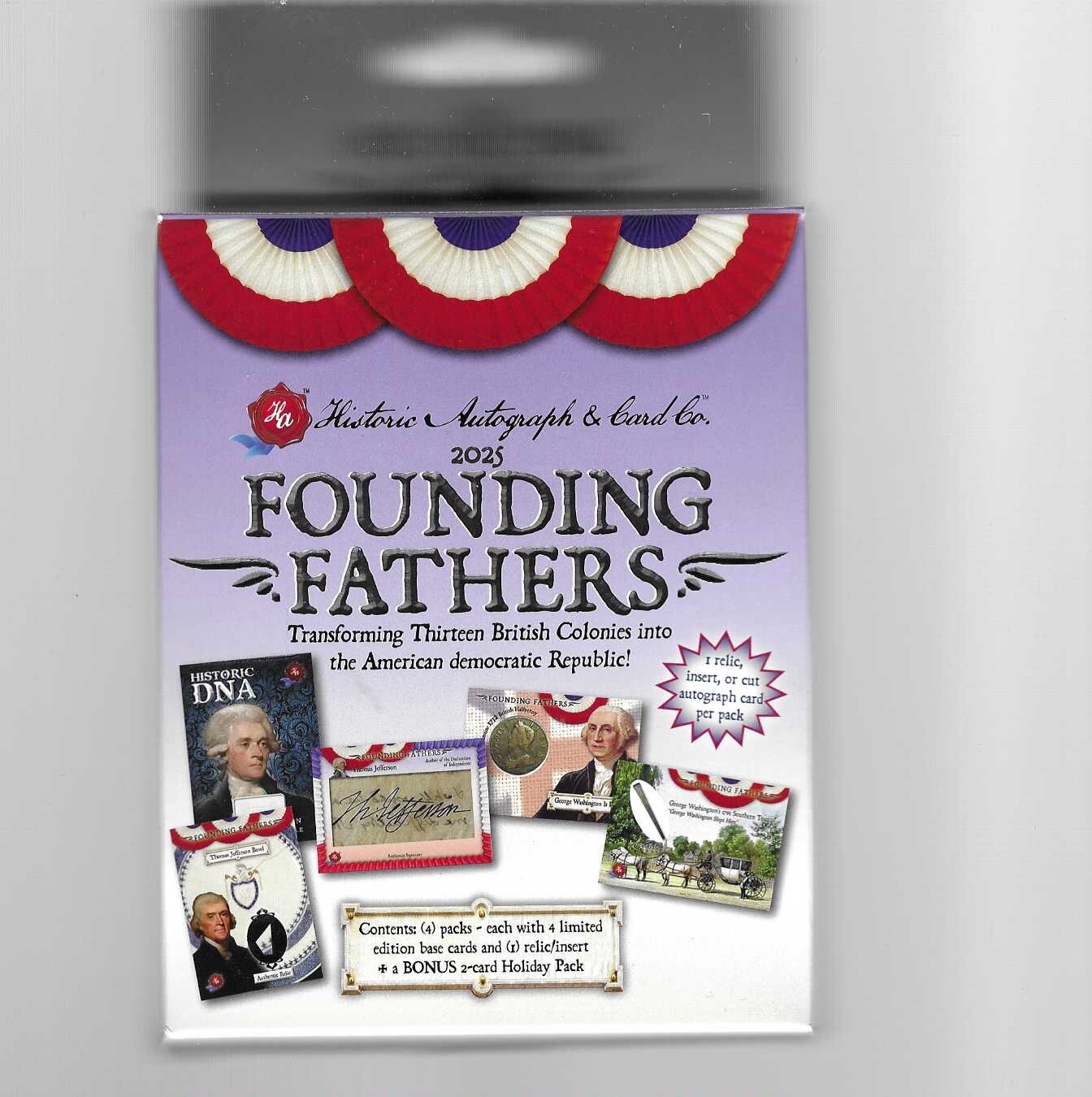 2025 HISTORIC AUTOGRAPHS FOUNDING FATHERS SEALED BOX