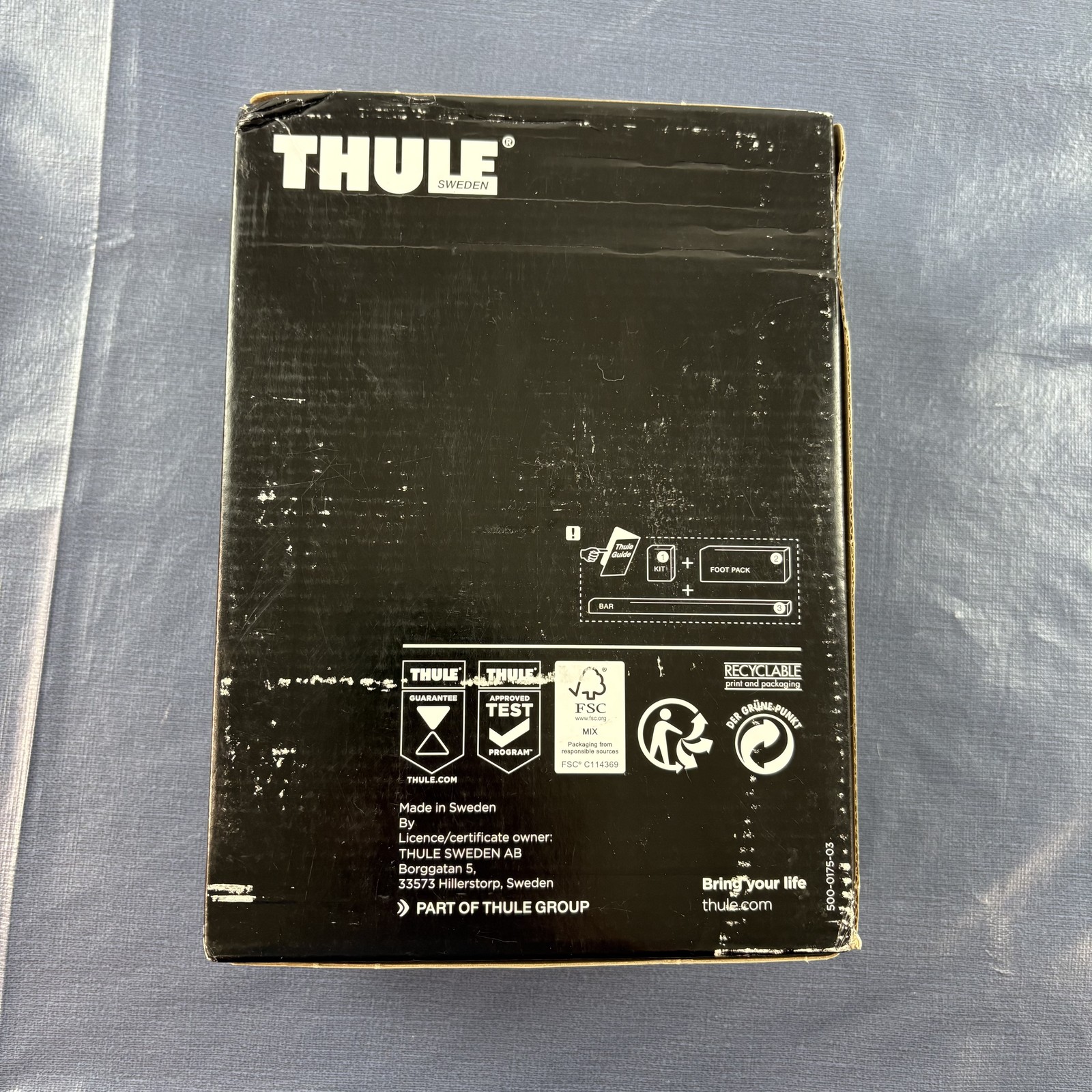 Thule Fit KIT 186016 Roof Mounting Mitsubishi Outlander SUV Flush Rail Black