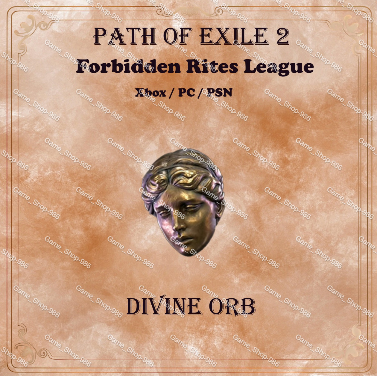 1000x Divine Orb Path of Exile 2 Forbidden Rites League POE 2 1000x Divine Orb Path of Exile 2 Forbidden Rites League POE 2