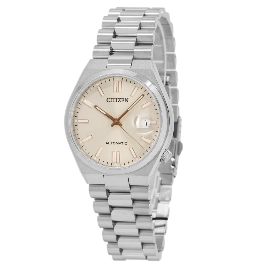 NEW Citizen Tsuyosa NJ0151-88W Automatic 40mm Champagne Dial Sapphire Watch