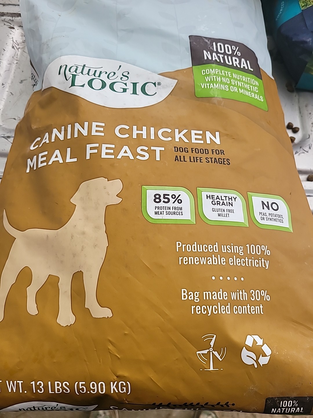 Nature\'s Logic 13 Lb Chicken Meal Feast Dog Grain Free Ex 8/26 Nature\'s Logic 13 Lb Chicken Meal Feast Dog Grain Free Ex 8/26