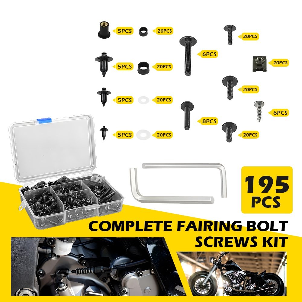For Suzuki GSXR600 GSXR750 2001 2002 2003 Complete Fairing Bolts Screws Nuts Kit For Suzuki GSXR600 GSXR750 2001 2002 2003 Complete Fairing Bolts Screws Nuts Kit