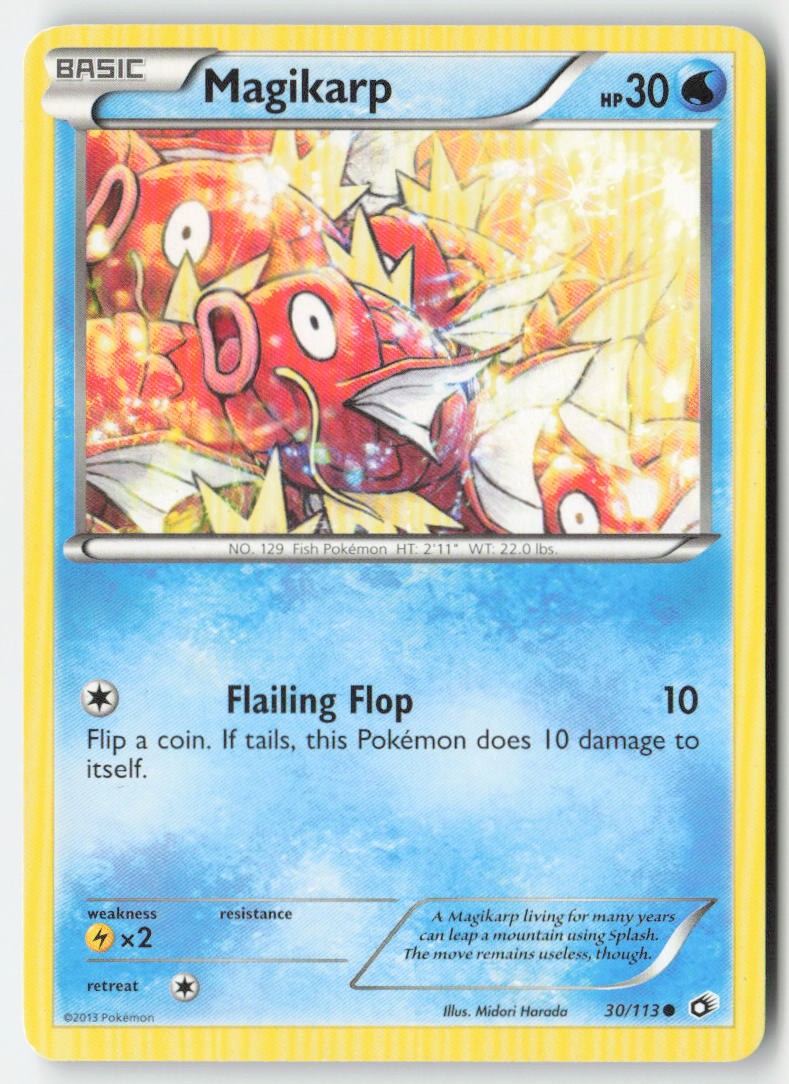 Magikarp 30/113 Common MP Regular - Legendary Treasures Magikarp 30/113 Common MP Regular - Legendary Treasures