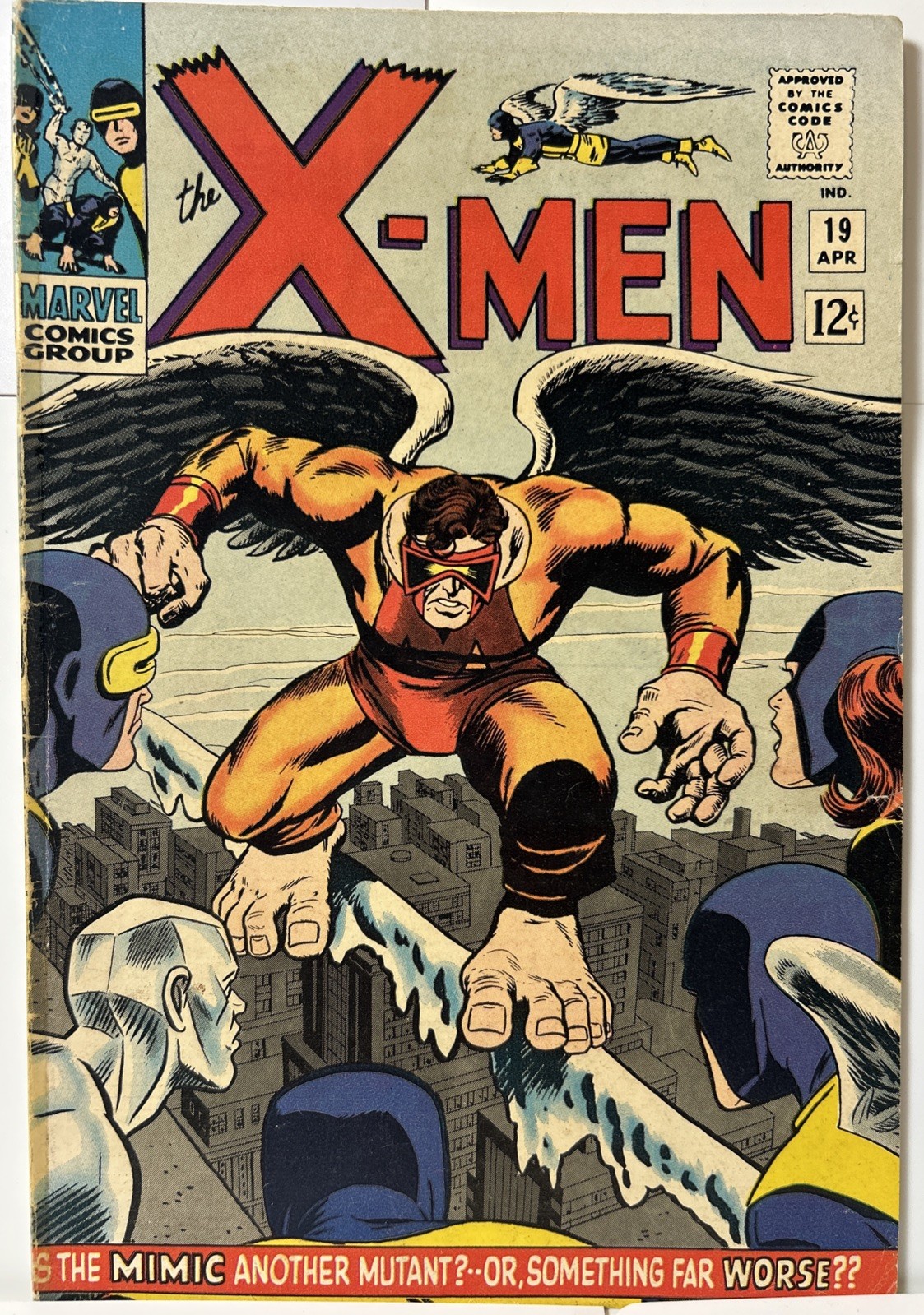 The X-Men #19 (Marvel Comics April 1966) First Mimic *VG*