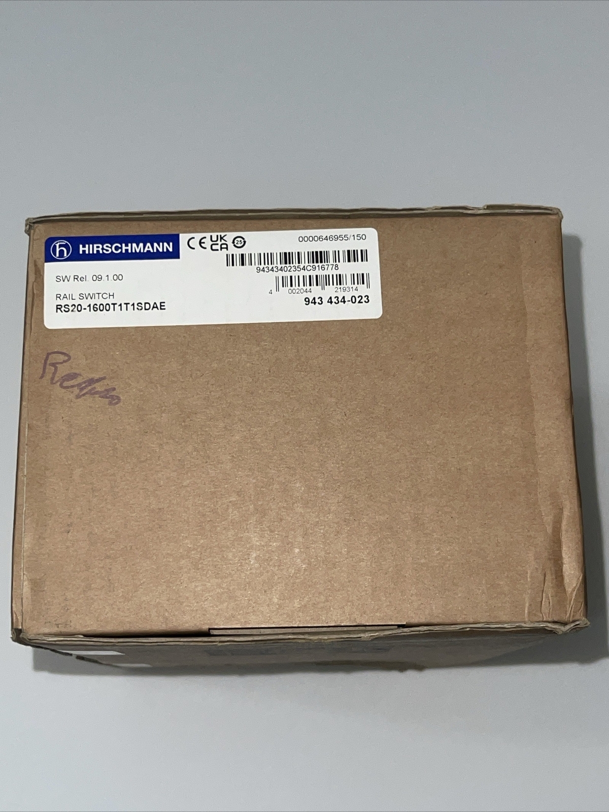 HIRSCHMANN RS20 - 1600T1T1SDAE ETHERNET RAIL SWITCH INDUSTRIAL CONTROL UNIT HIRSCHMANN RS20 - 1600T1T1SDAE ETHERNET RAIL SWITCH INDUSTRIAL CONTROL UNIT
