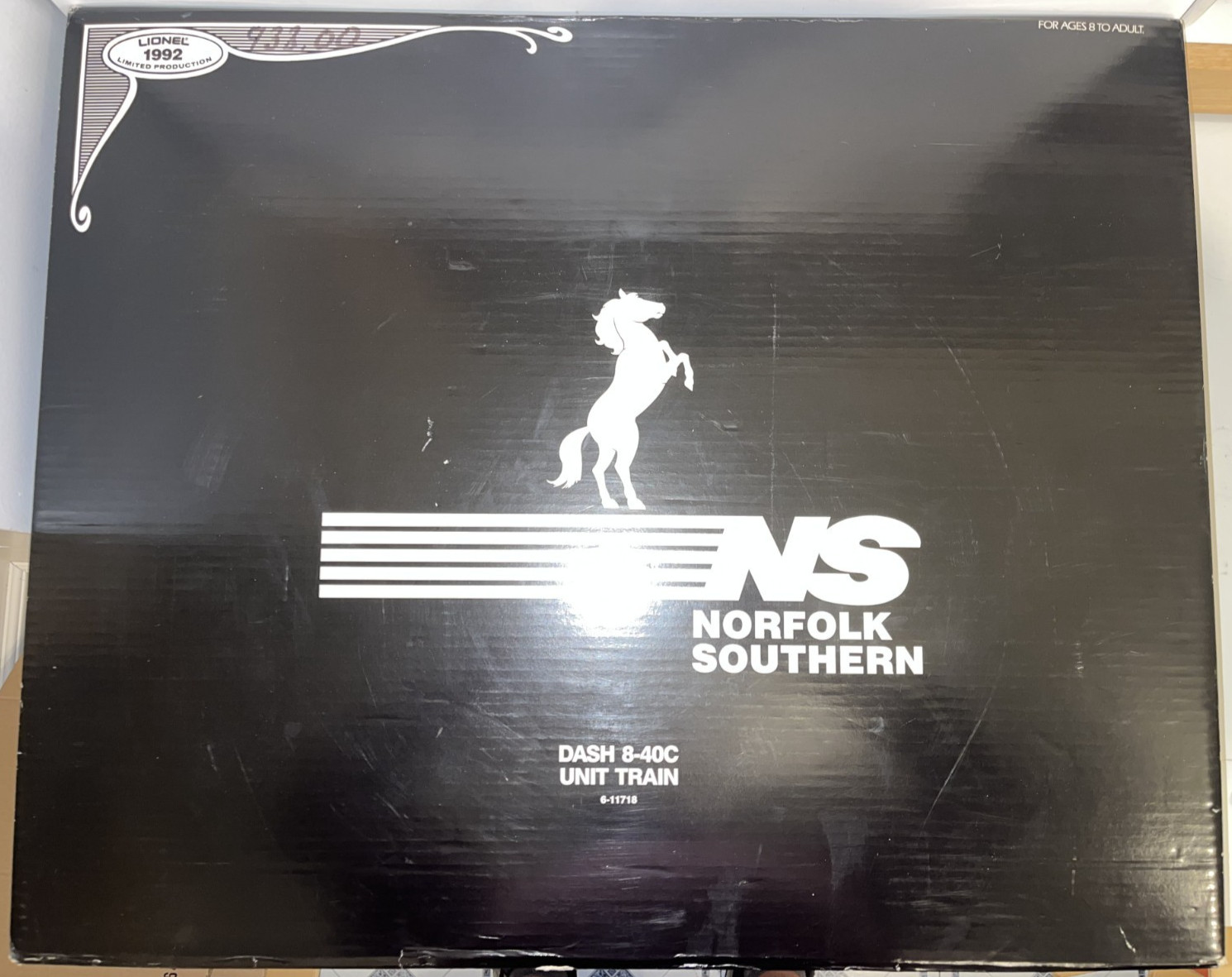 Lionel Modern 11718 Norfolk Southern Dash 8-40C Unit Train 1992 Limited Edition