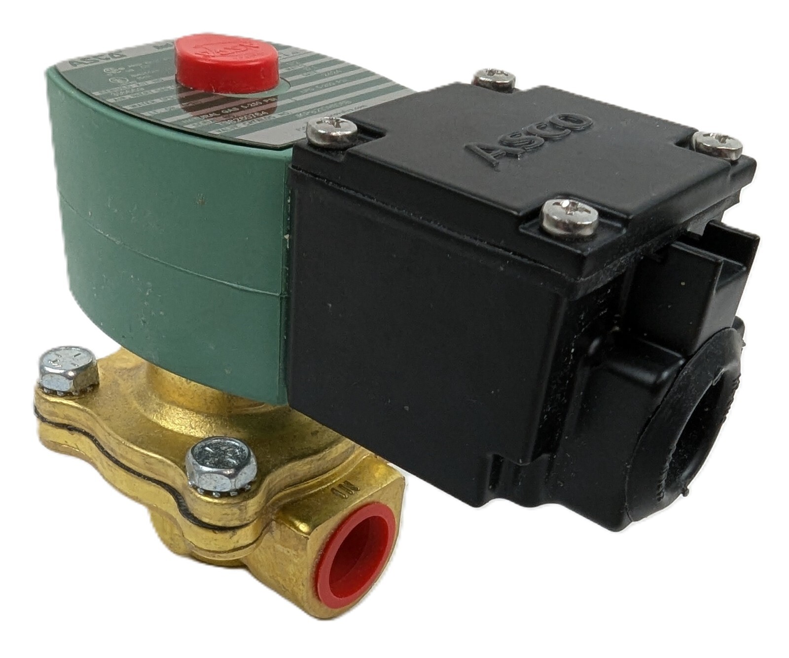 ASCO JKP8210H106B Solenoid Shutoff Valve Red-Hat 250PSI 1/2 ASCO JKP8210H106B Solenoid Shutoff Valve Red-Hat 250PSI 1/2