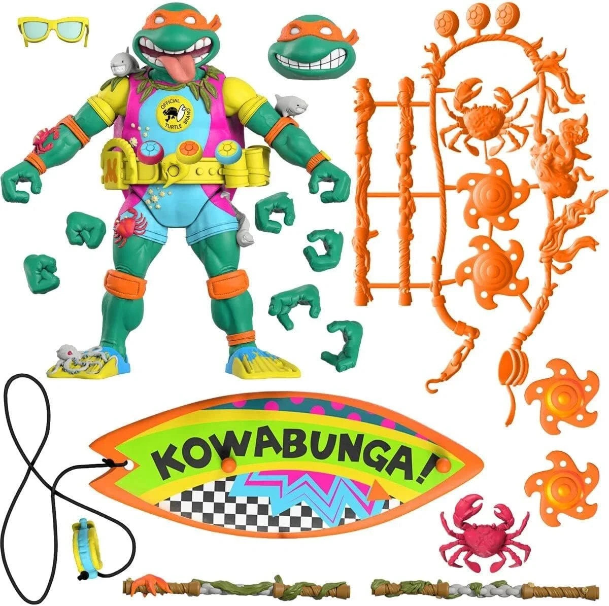 SUPER7 Teenage Mutant Ninja Turtles Ultimates Sewer Surfer Mike 7\