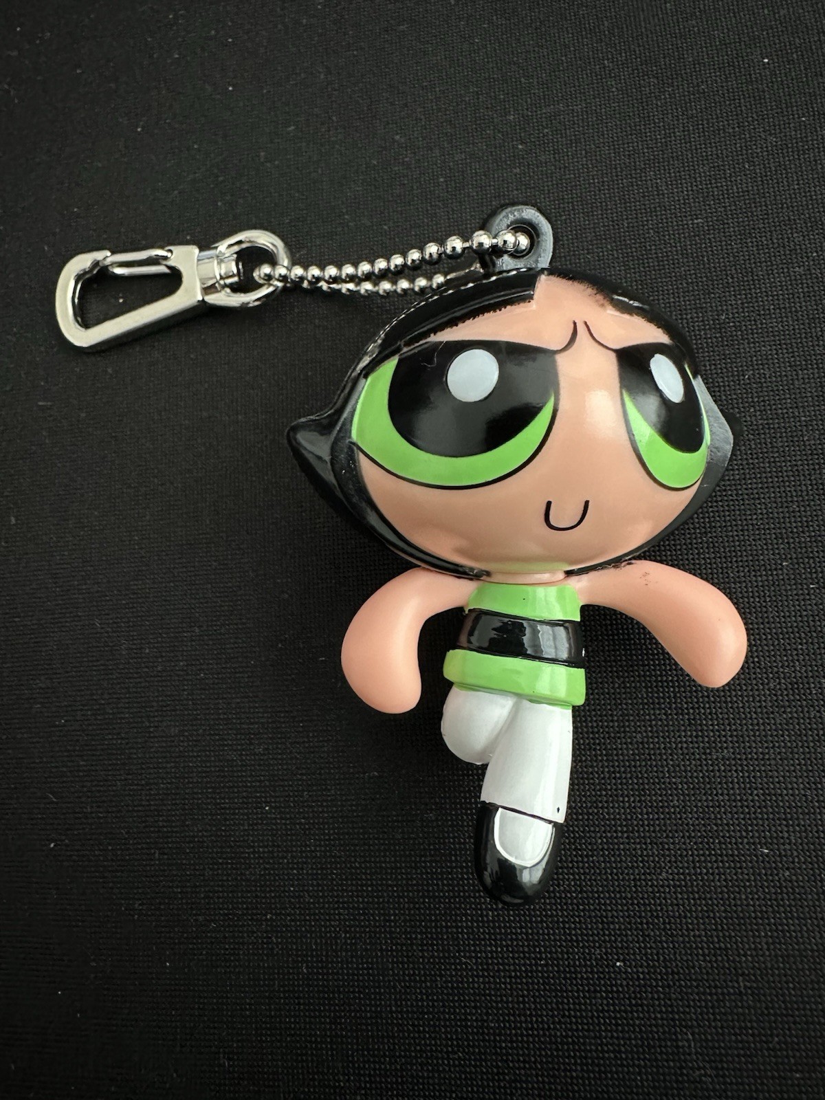 Vintage 2000 Powerpuff Girls Buttercup Light-Up Keychain Pull Works w/ Bag Vintage 2000 Powerpuff Girls Buttercup Light-Up Keychain Pull Works w/ Bag