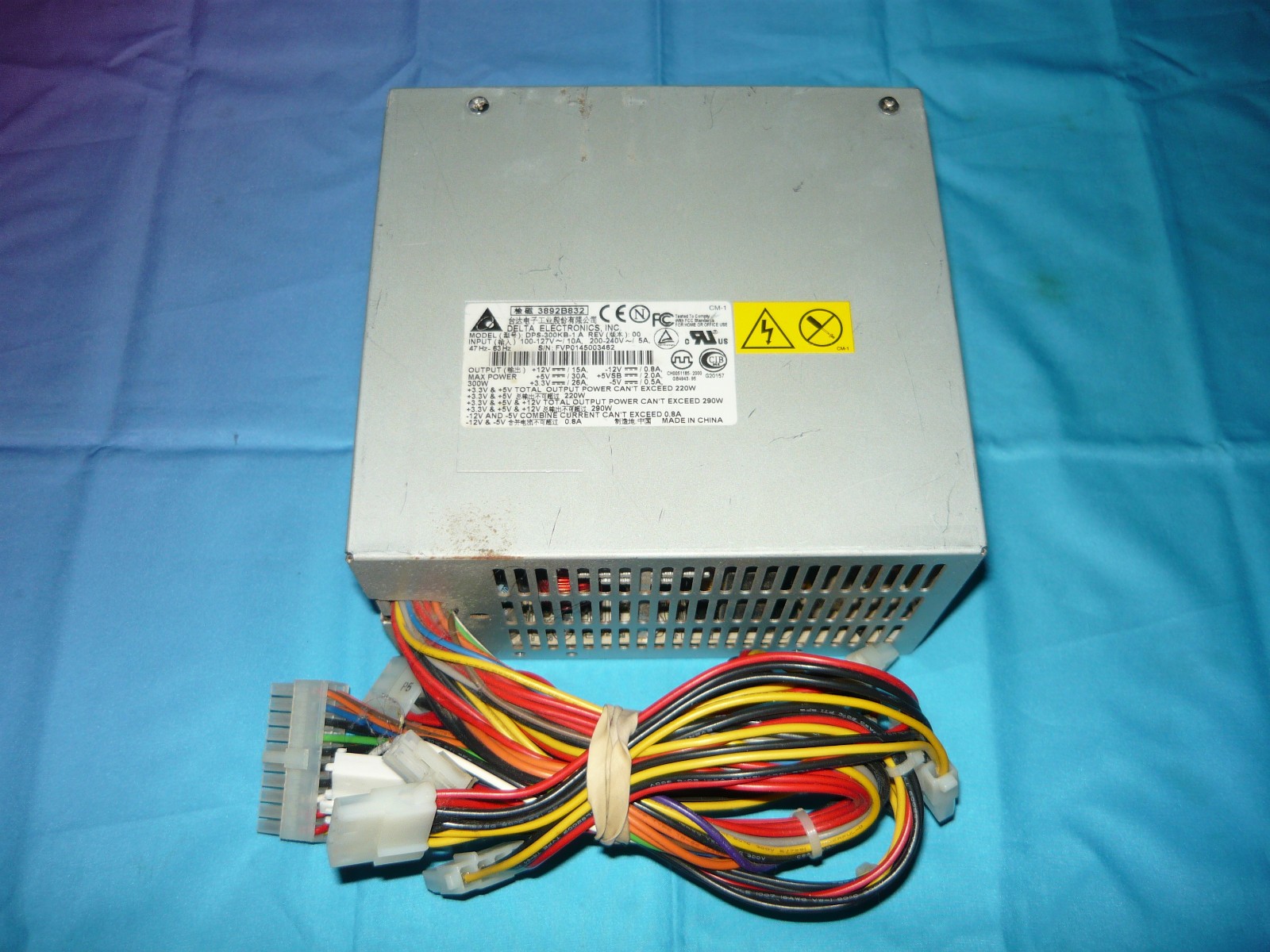 Vintage Delta DPS-300KB-1A ATX Power Supply 300W Used Vintage Delta DPS-300KB-1A ATX Power Supply 300W Used