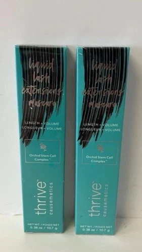2X Thrive Causemetics Liquid Lash Extensions Mascara Brynn Rich Black SEALED 2X Thrive Causemetics Liquid Lash Extensions Mascara Brynn Rich Black SEALED