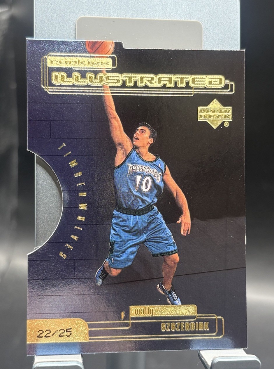 1999 Upper Deck Wally Szczerbiak Rookie Illustrated Level #/25 RI-10 RC 1999 Upper Deck Wally Szczerbiak Rookie Illustrated Level #/25 RI-10 RC
