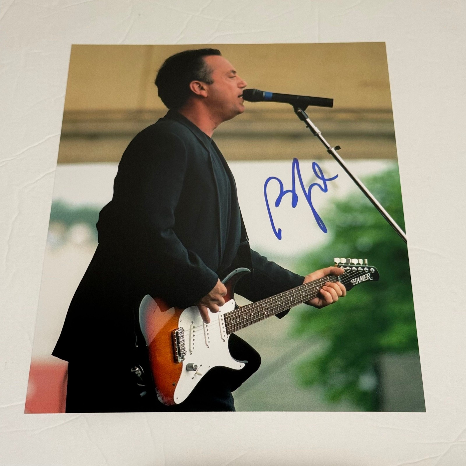 Billy Joel Autographed Piano Man Guitar Concert 8x10 Photo 2 Billy Joel Autographed Piano Man Guitar Concert 8x10 Photo 2