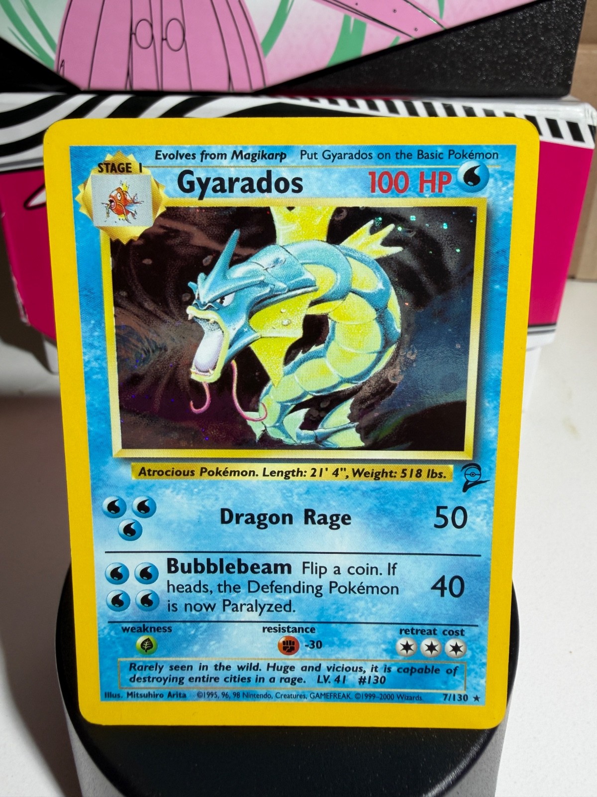 Gyarados 007/130 Base Set 2 Holo Gyarados 007/130 Base Set 2 Holo