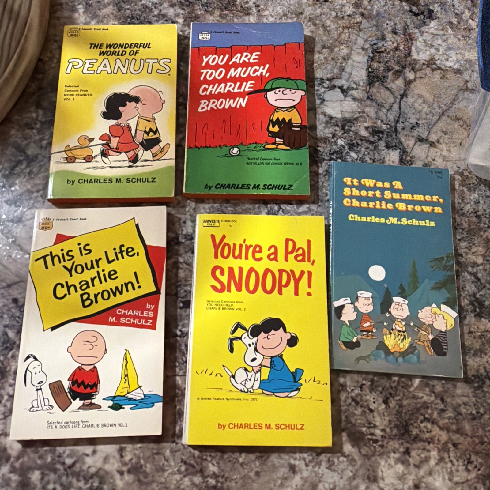 Vintage Peanuts Charlie Brown Snoopy Paperback Book Charles M. Schultz Lot of 12 Vintage Peanuts Charlie Brown Snoopy Paperback Book Charles M. Schultz Lot of 12