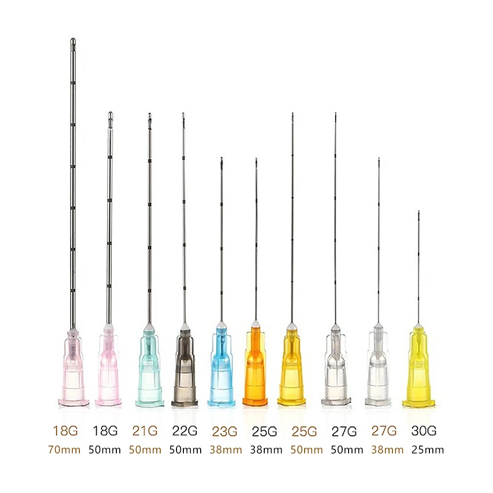 5/10/20/50/100pcs x Micro Cannula with Puncture, Blunt Tip for Wrinkle Removal 5/10/20/50/100pcs x Micro Cannula with Puncture, Blunt Tip for Wrinkle Removal
