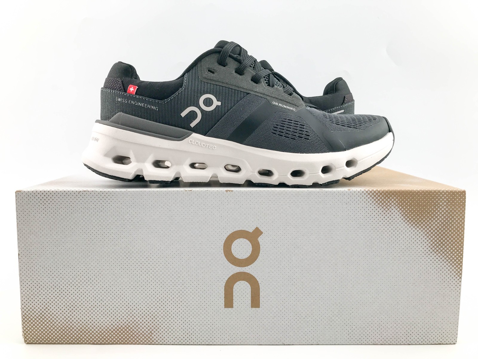 ON Cloudrunner 2 Eclipse/Black Women's Super Foam 360° Comfort Running Sneakers