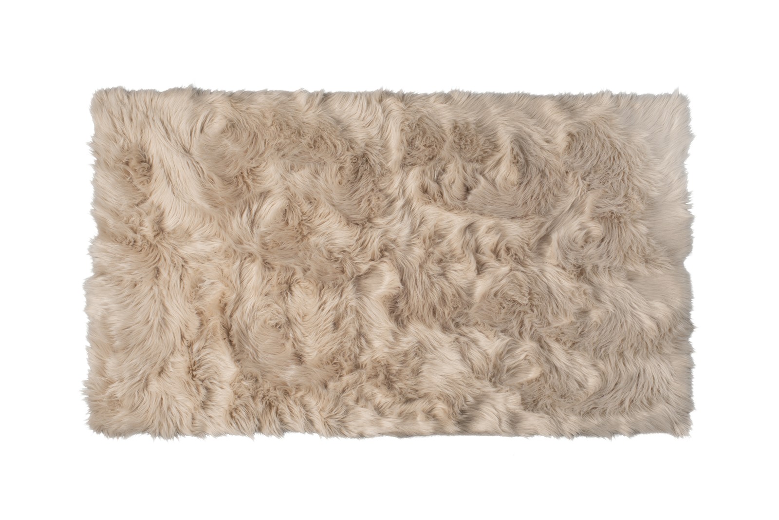 Luxe Hudson Faux Sheepskin Trio Rug | Taupe | 3\'x5\' Luxe Hudson Faux Sheepskin Trio Rug | Taupe | 3\'x5\'