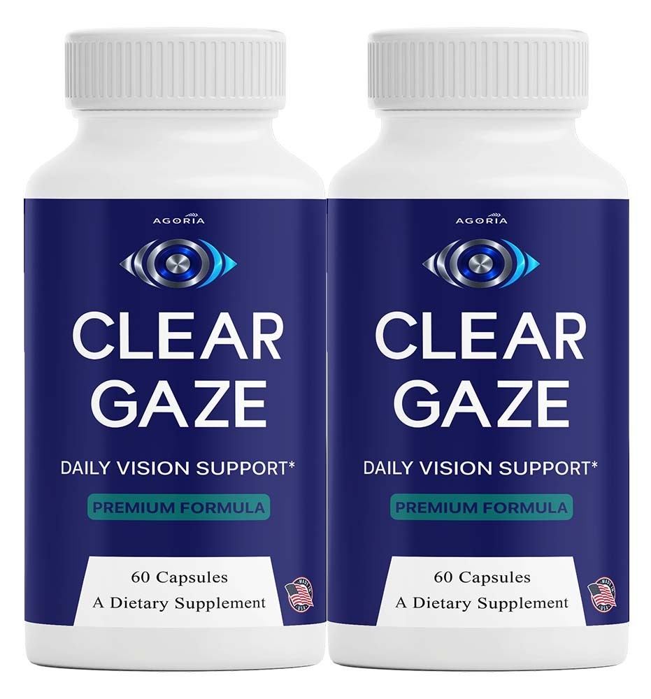 (2 Pack) Clear Gaze Supplement capsules, Cleargaze Pills For Eye & Vision Health (2 Pack) Clear Gaze Supplement capsules, Cleargaze Pills For Eye & Vision Health