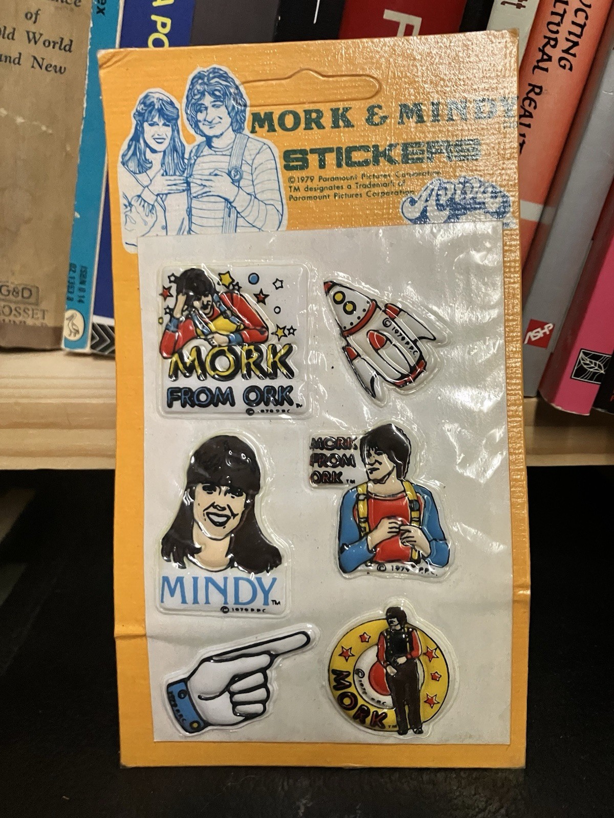 Vintage 1978 - Mork & Mindy Stickers Pack UNOPENED Vintage 1978 - Mork & Mindy Stickers Pack UNOPENED