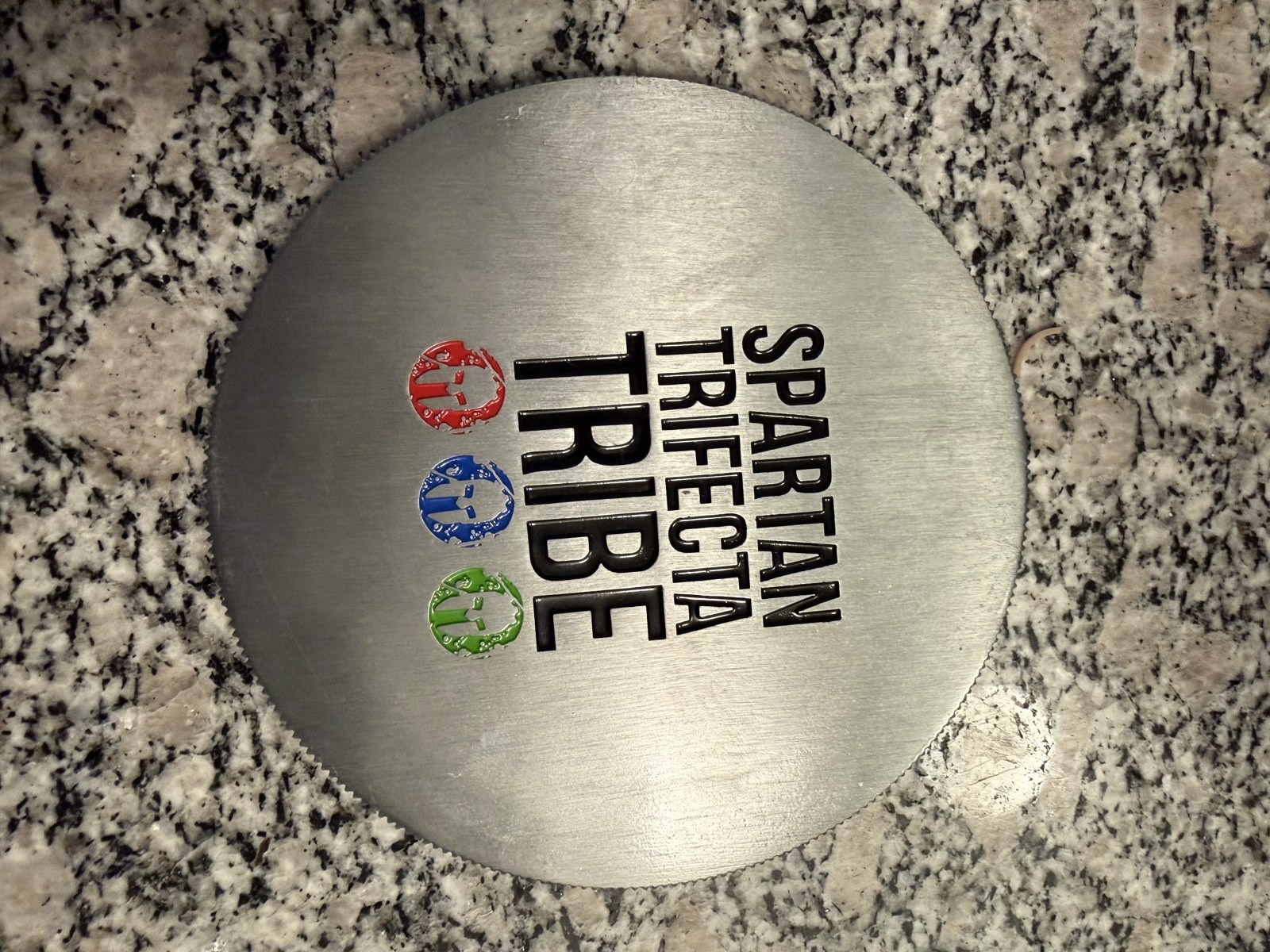 Spartan Race Trifecta Tribe 2016 Metal Medallion + Delta Display Plate Set Lot