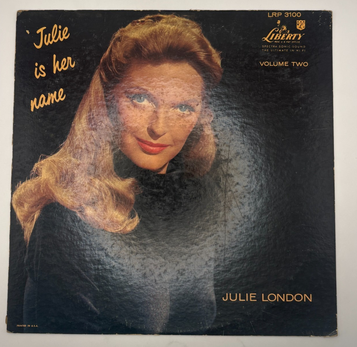 Julie London Julie Is Her Name Vol II Vinyl LP 1958 Liberty LRP 3100 Mono