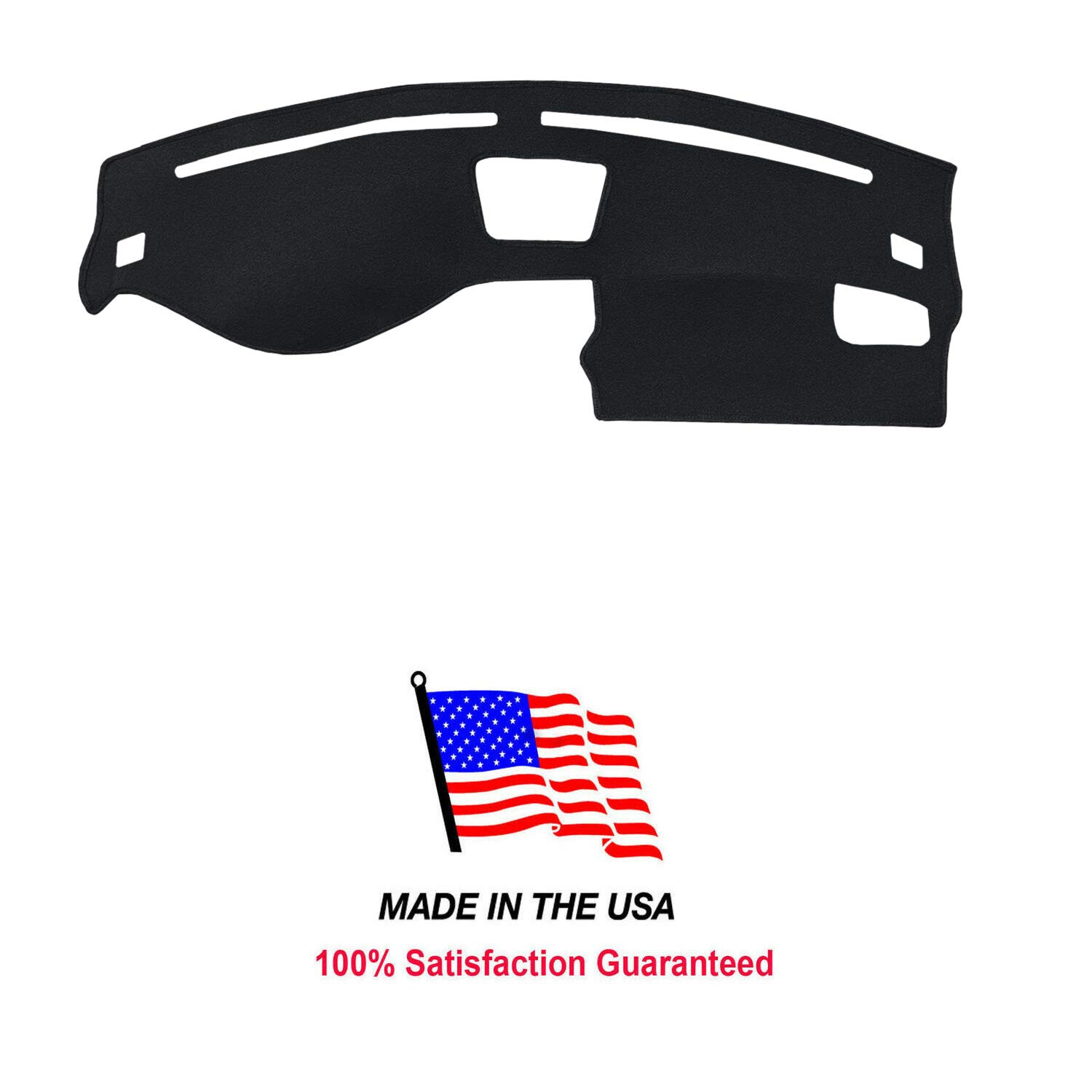 Black Carpet Dash Mat Cover for 1994-1995 Honda Civic Hatchback Cover
